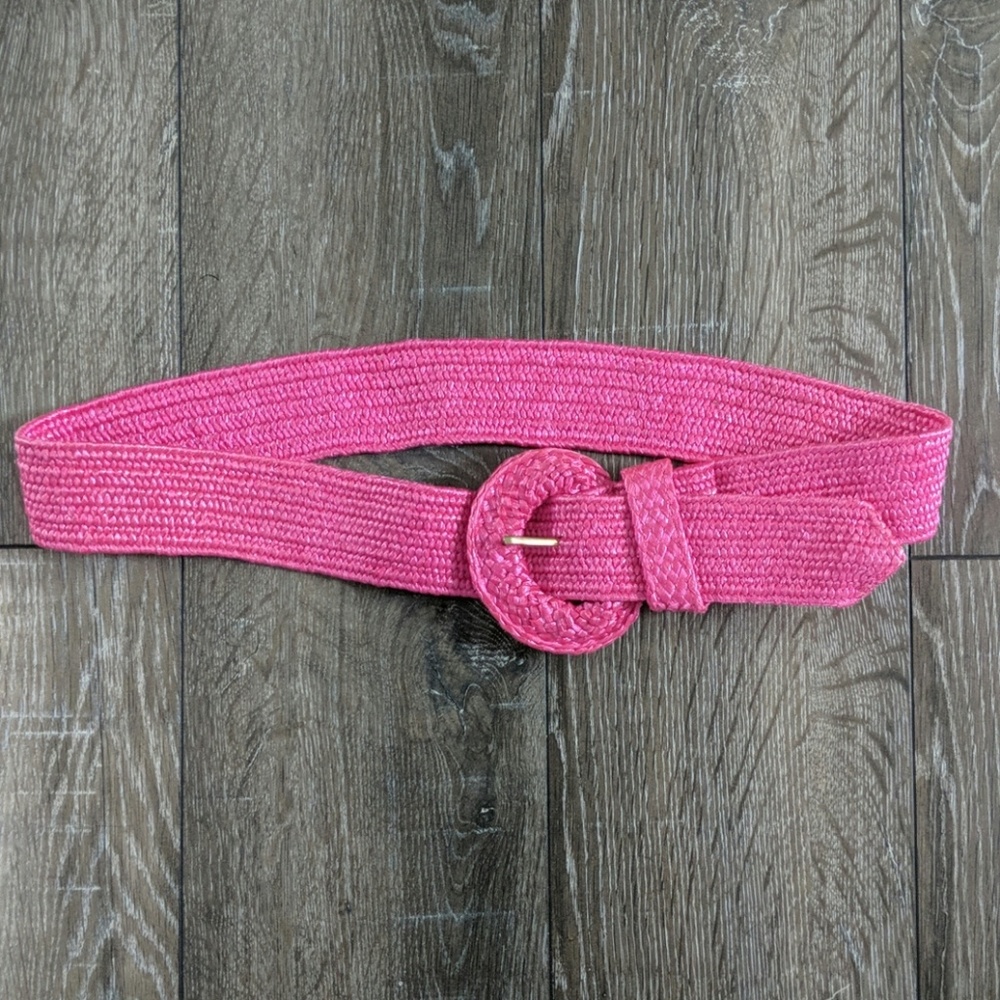 Vintage 80s - 90s pink belt